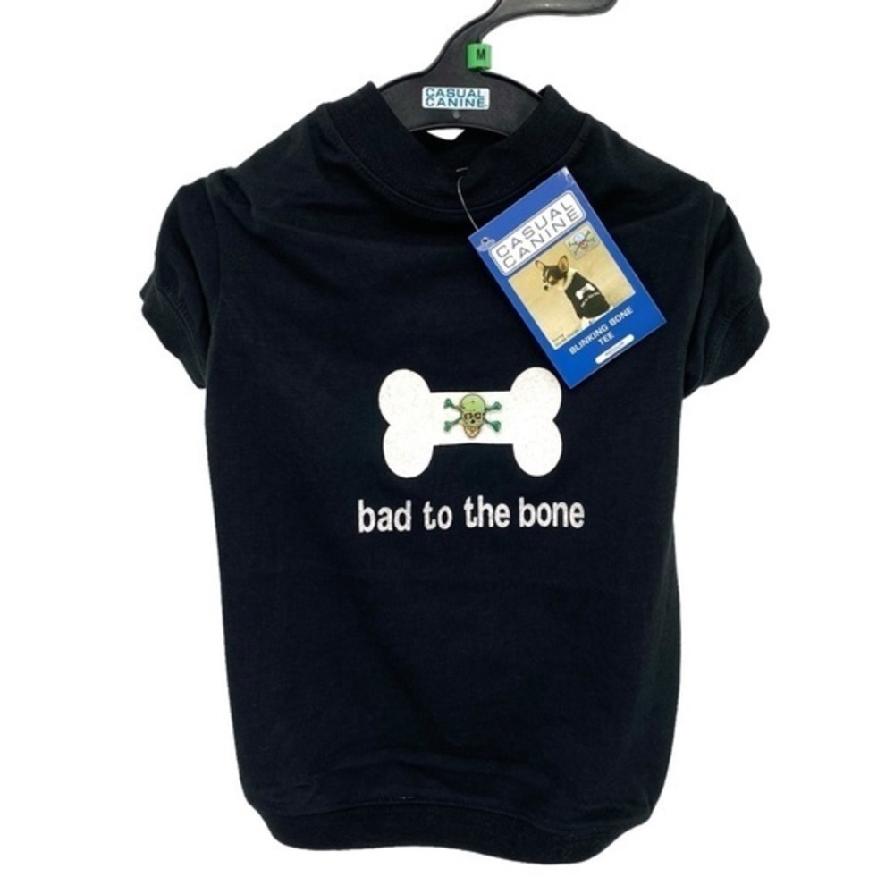 Casual Canine Bad To The Bone Dog Shirt Medium